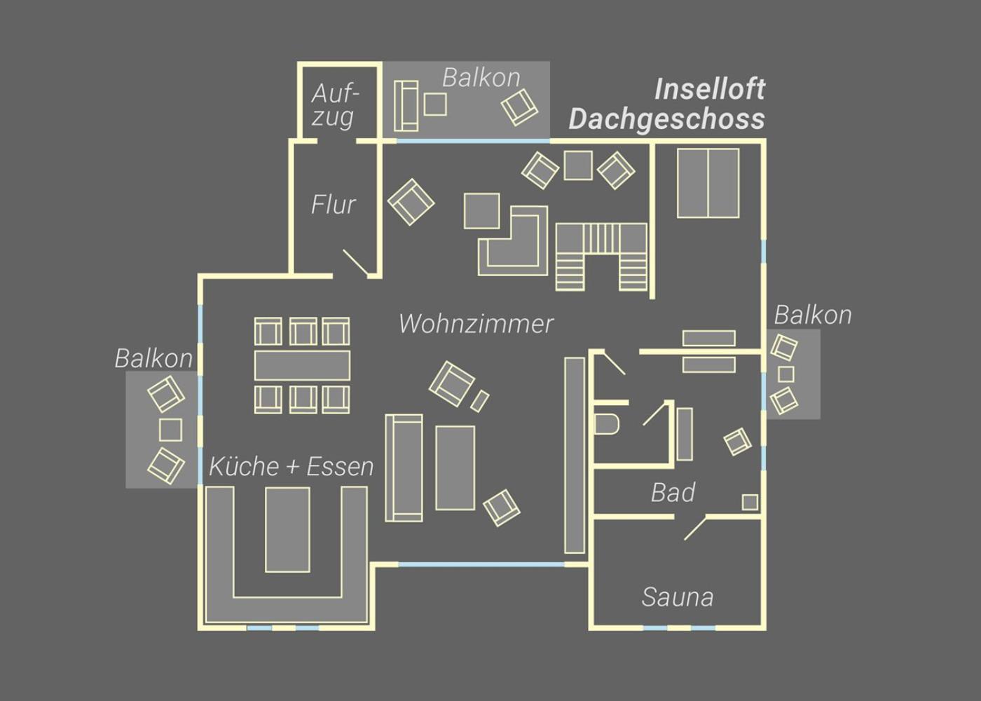 Villa Am Strand Heringsdorf  Pokoj fotografie